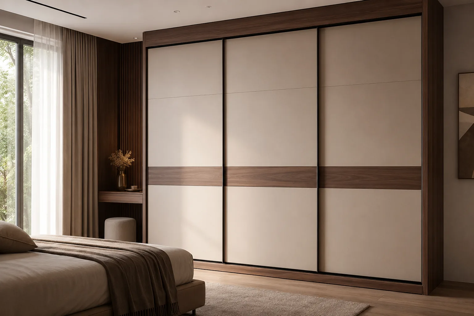 Modern sliding wardrobe