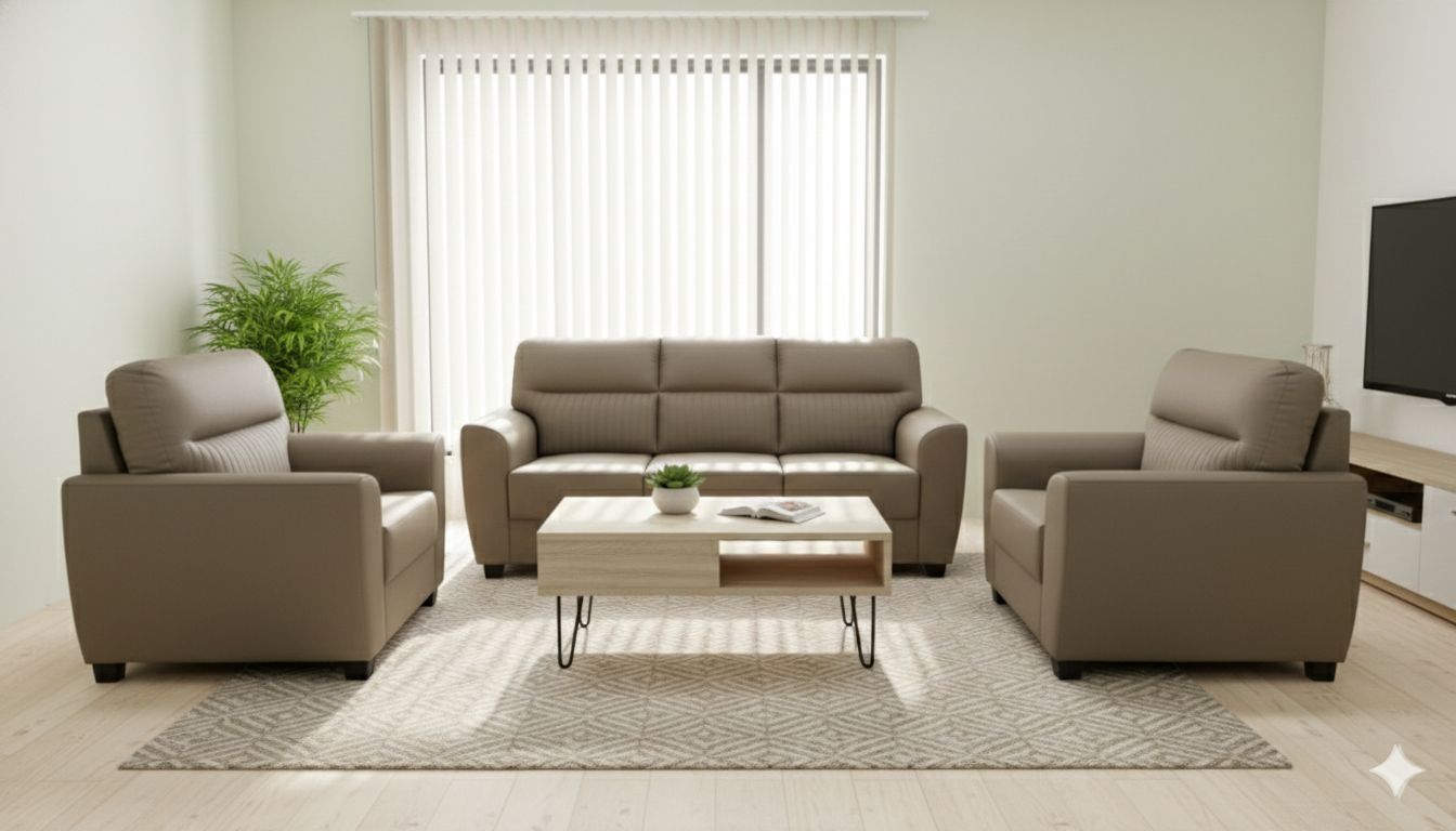 L-shaped sofa